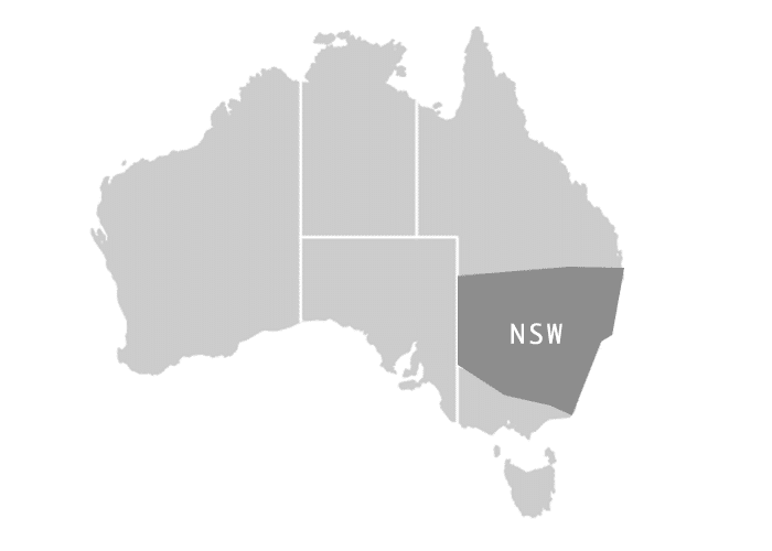 NSW州(ニューサウスウェールズ州・州都シドニー)