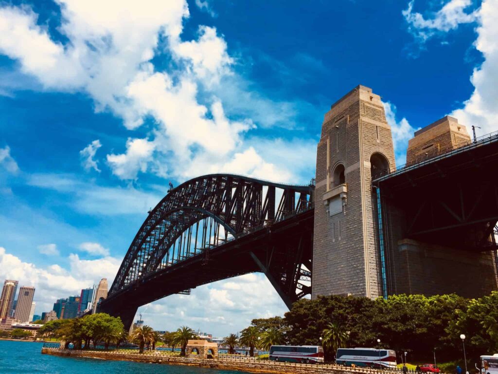 シドニーのハーバーブリッジの風景写真