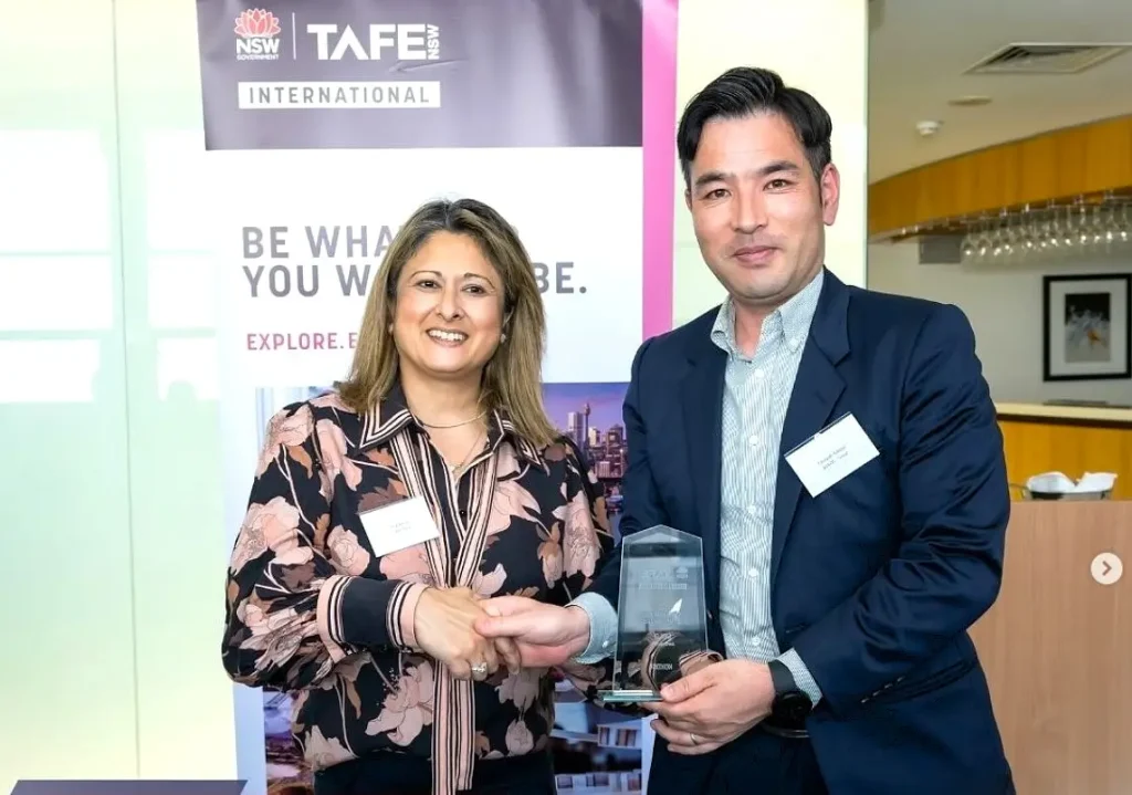 TAFE NSW 留学エージェントアワードでゴールド受賞
